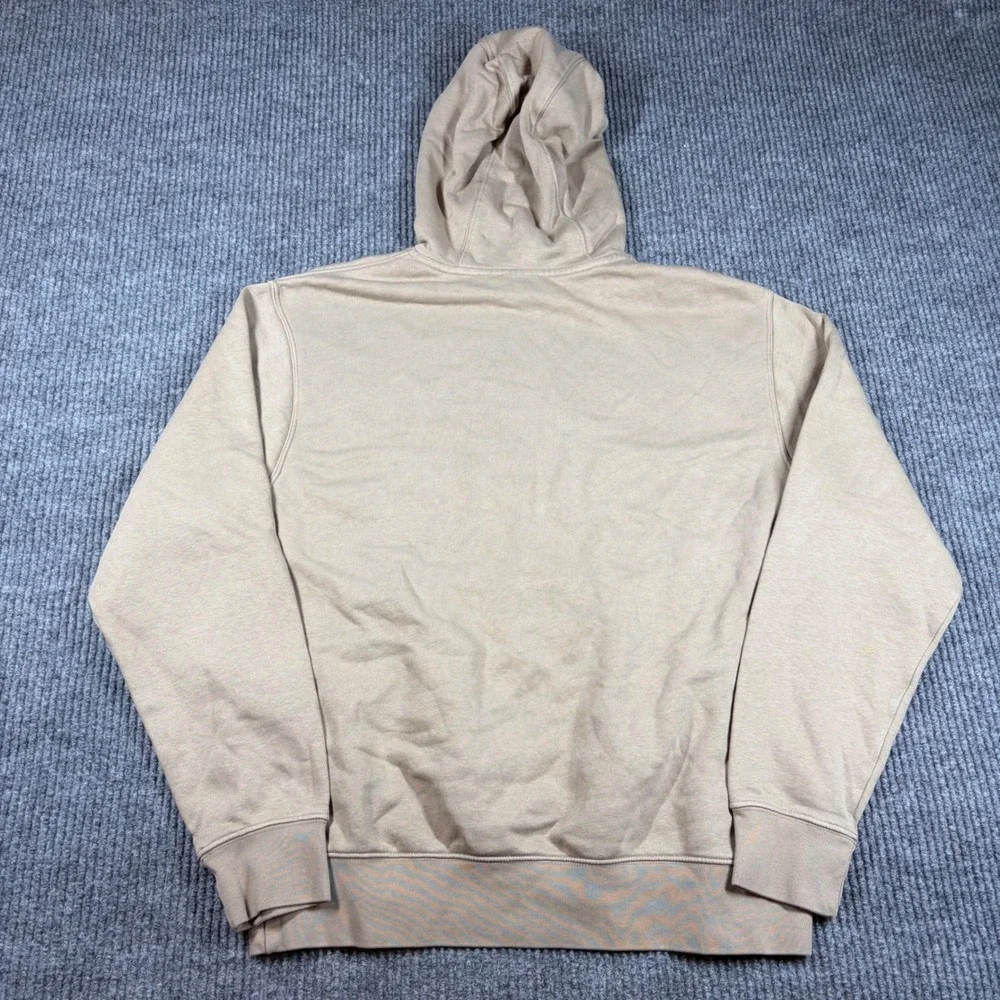 Nike Hoodie Mens M Sportswear‎ Club Fleece Pullover Khaki Beige BV2654-247